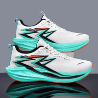 Carbon Plate Marathon Men Sports Running Shoes Air Cushion Lightweight Women Athletic Gym Sneakers Hiking Jogging Footwear Good Vibrations