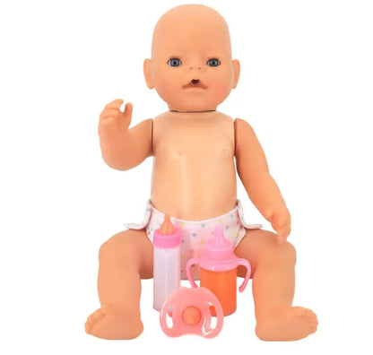 Baby Disappearing Doll Feeding Set Wear For Reborn Baby Doll, Multiple Baby Doll Accessories, Children Best Birthday Gift. Good Vibrations