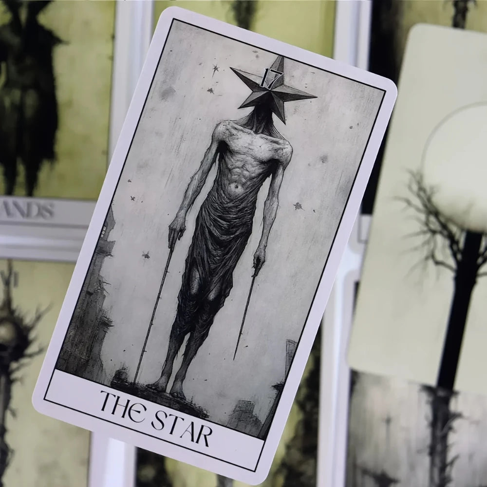 Mystery Horror Tarot Deck - 78 Card Set for Divination, Power Exploration and Psychic Insight |   The Perfect Board Game Accessor Good Vibrations