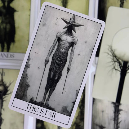 Mystery Horror Tarot Deck - 78 Card Set for Divination, Power Exploration and Psychic Insight |   The Perfect Board Game Accessor Good Vibrations
