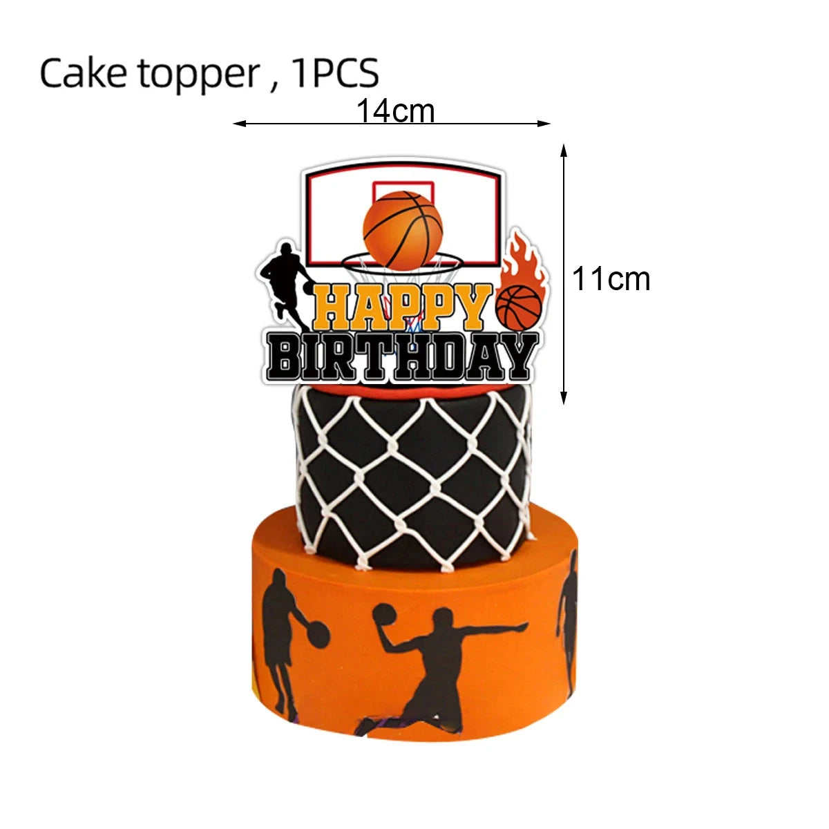 Basketball Happy Birthday Cake Topper Basketball Cupcake Toppers Basketball Theme Boys Birthday Party Cake Decorations Supplies Good Vibrations