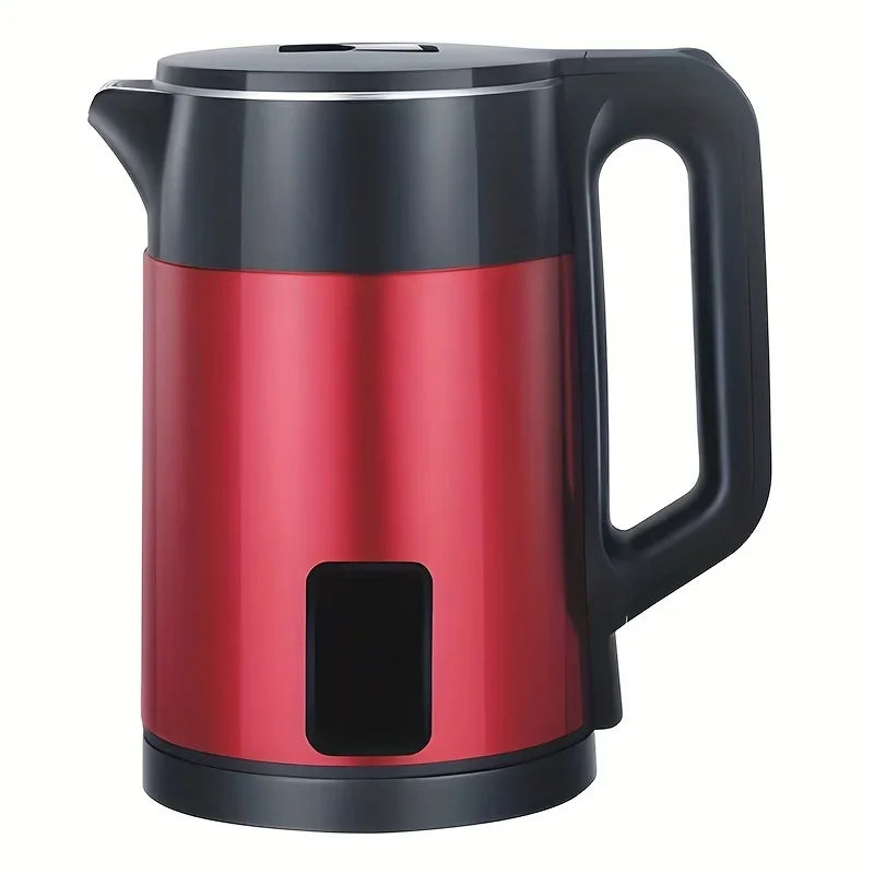 Electric Kettle,LCD Screen Multifunctional Automatically Powers Off When Opened,Double Layer Anti Scald 304 Stainless Steel Body Good Vibrations