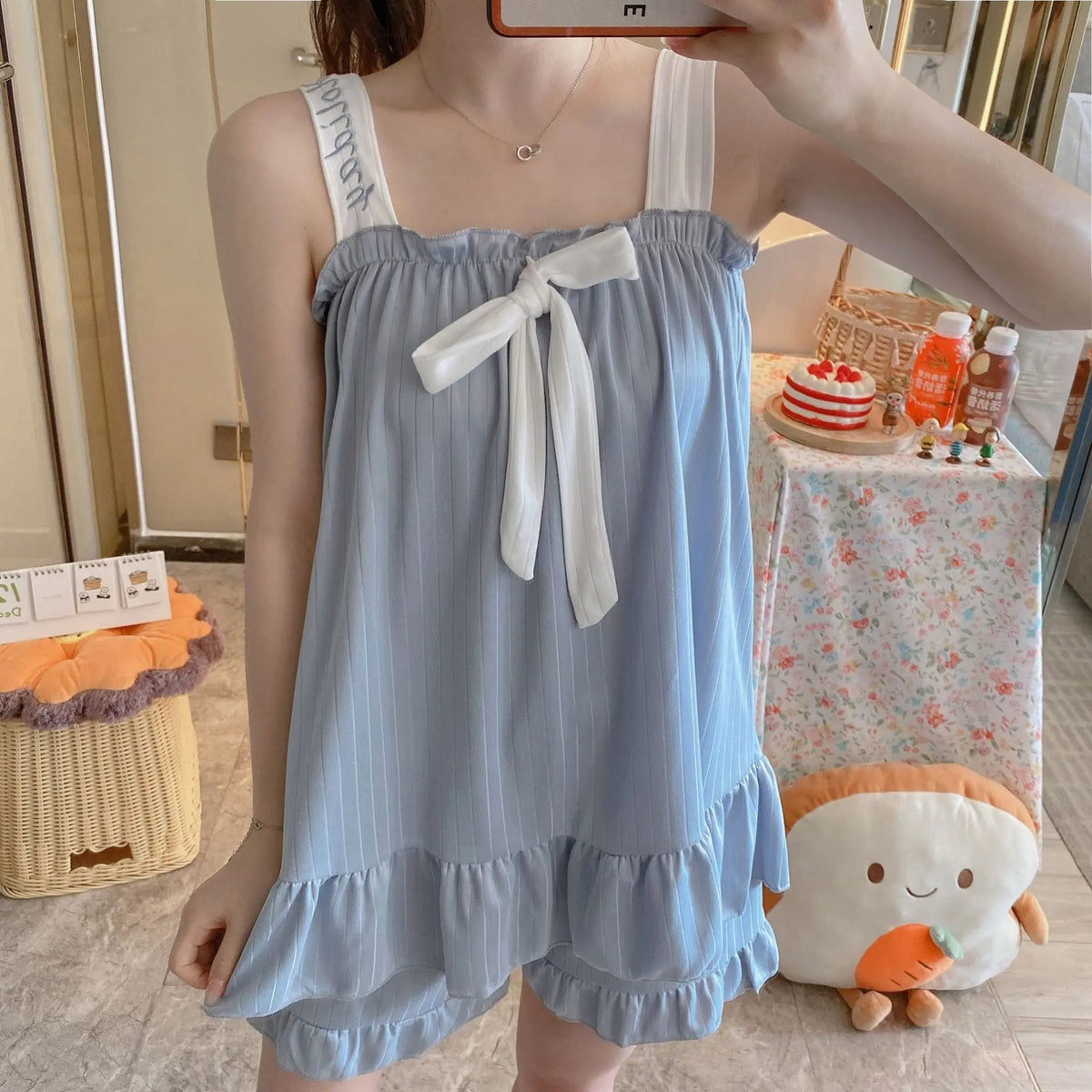 Two-piece Ladies Set Home Suit for Women Pjs Woman Set Pajamas for Lady Sleepwear Women's Summer Suit With Shorts Pajama Sets Good Vibrations