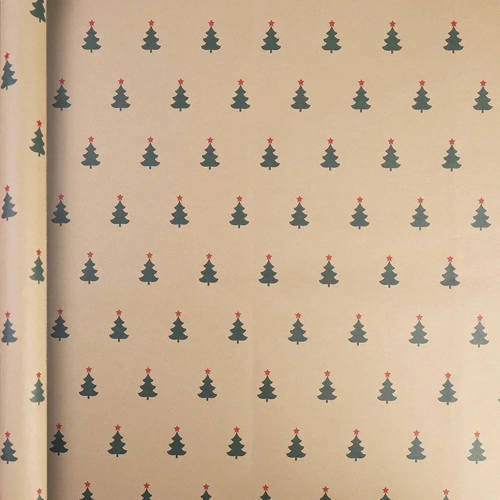 24/1Rolls Christmas Xmas Tree Santa Claus Snowflake Wrapping Paper DIY Craft Gifts Packaging Paper Party Home Decoration Good Vibrations