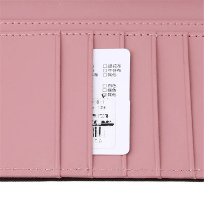Long Wallet For Girl Multi-functional PU Wallets Women Coin Purse Card Holders Clutch Female Practical Wallets Purses For Gift Good Vibrations
