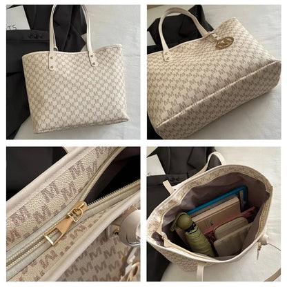 Large Capacity Letter Bag Commuting Tote Bag Women'S Popular Fashion Shoulder Bag Diamond Grid Large Capacity Handbag Good Vibrations