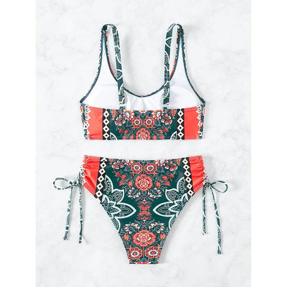 2025 New Women Bikinis Set Swimsuit Swimwear Plus Size Push Up Large Big Floral Swimming Suits Beachwear Bathing Suits ﻿ Good Vibrations