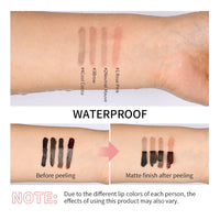Waterproof Lip Liner Peel Off Tattoo Lipgloss Waterproof Long Lasting Matte Lip Tint Brown Contour Tear-off Lips Stain Cosmetic Good Vibrations