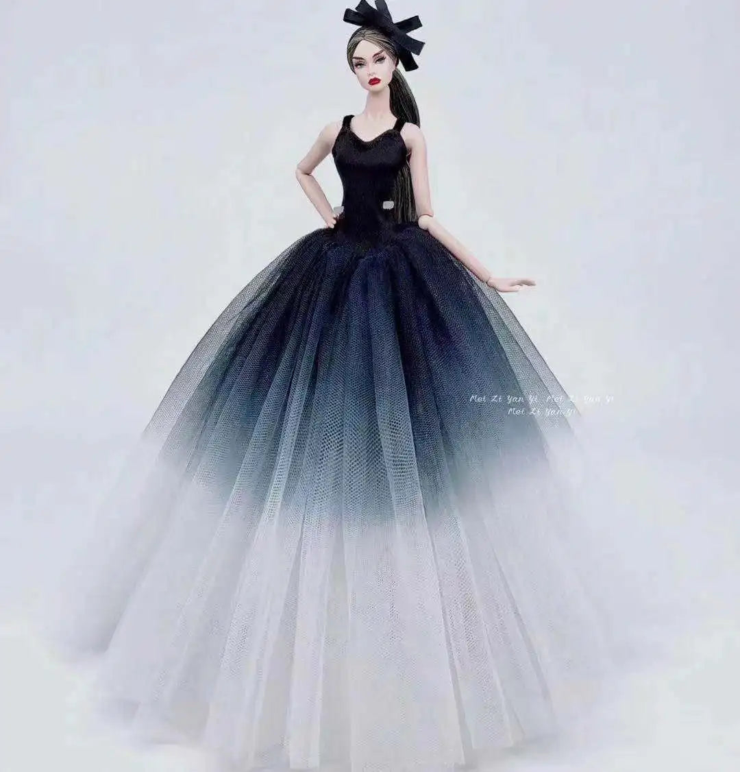 fashion for barbie elegant lady wedding dress for 30cm doll clothes princesa for bjd 1/6 dress long dress accessories Good Vibrations