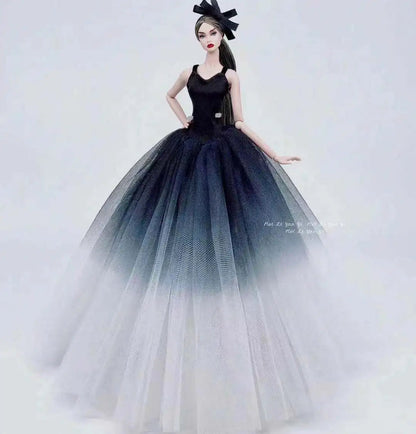 fashion for barbie elegant lady wedding dress for 30cm doll clothes princesa for bjd 1/6 dress long dress accessories Good Vibrations