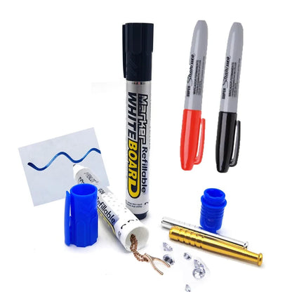 Blue Marker Safe Secret Stash Container for Hidden Storage of Valuables