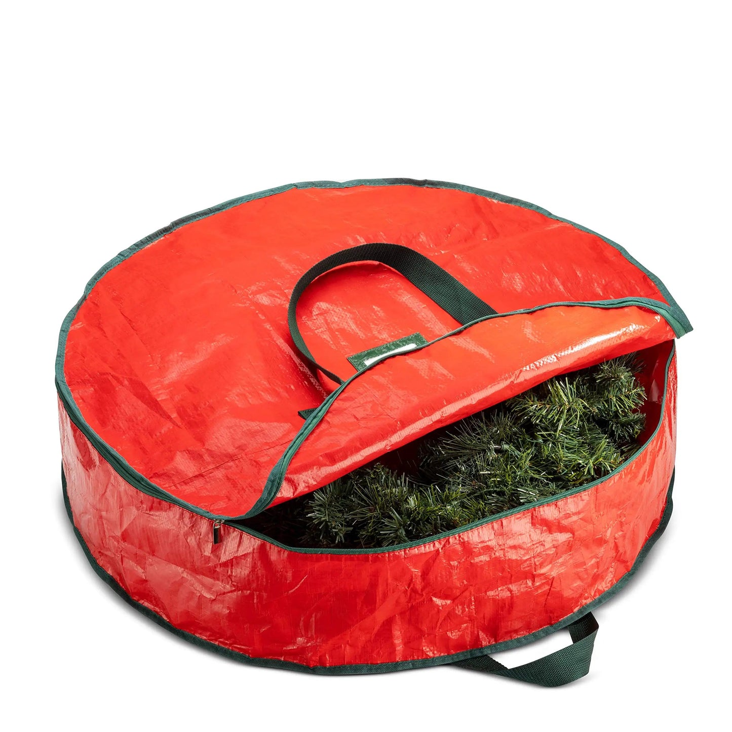 Durable Foldable Christmas Wreath Storage Bags Waterproof Dustproof Round Decoration Storage Bag with Handles Storage Bag Good Vibrations