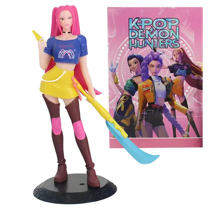 Kpop Demon Hunter Figura Rumi Mira Zoey Anime Model Collectible Statues Toys Decorative Items for Fans Good Vibrations