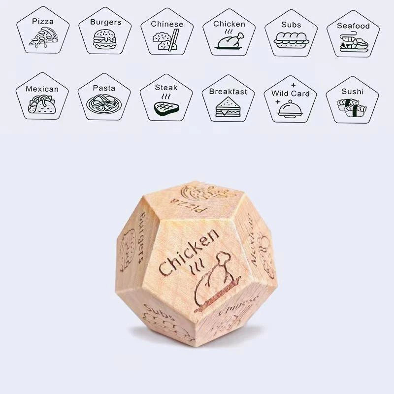 Dice for Her Him Couples Gift Ideas Food Decision Dice Games Christmas Birthday Valentines Day Gifts for Wife Husband Good Vibrations