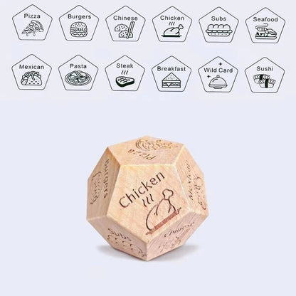 Dice for Her Him Couples Gift Ideas Food Decision Dice Games Christmas Birthday Valentines Day Gifts for Wife Husband Good Vibrations