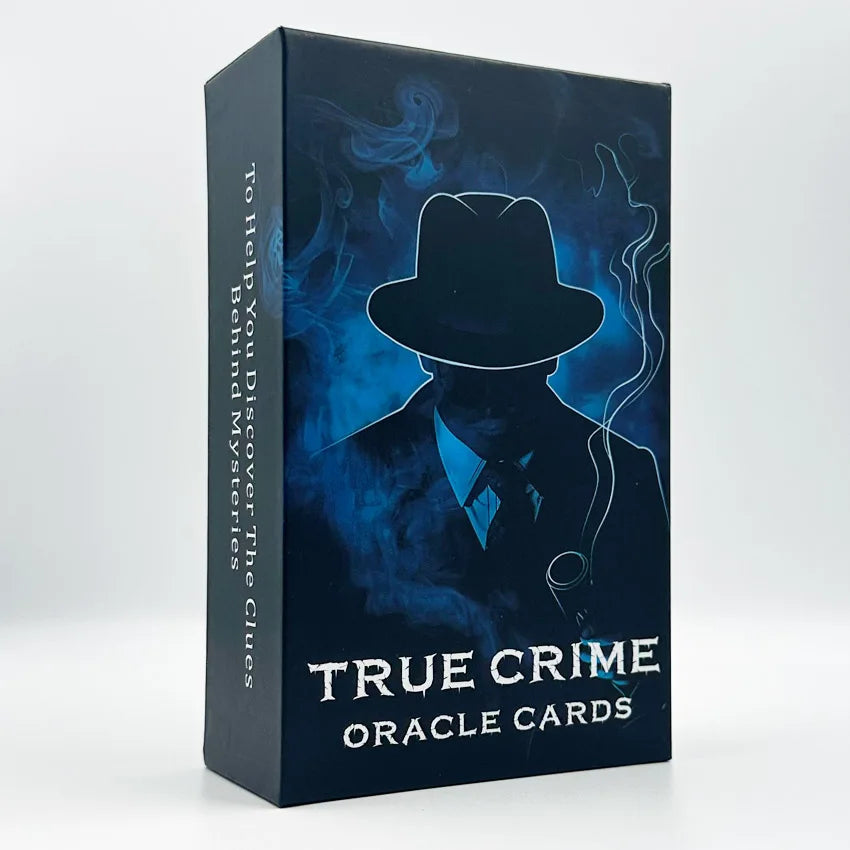 12x7cm True Crime Oracle Deck 80-cards, Divination Taro in Box Card Games Good Vibrations