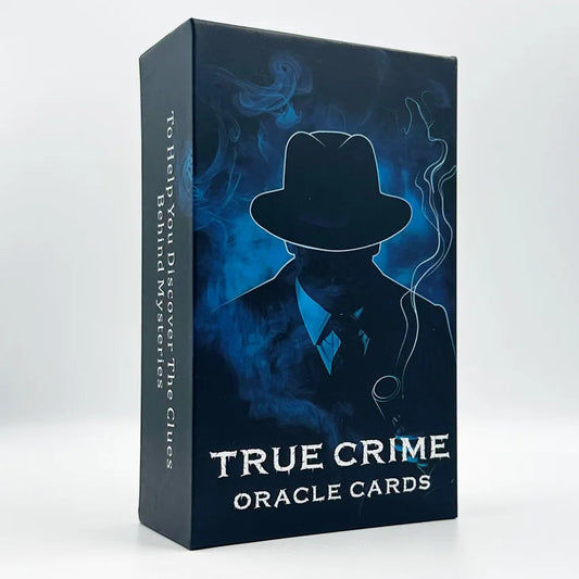 12x7cm True Crime Oracle Deck 80-cards, Divination Taro in Box Card Games Good Vibrations