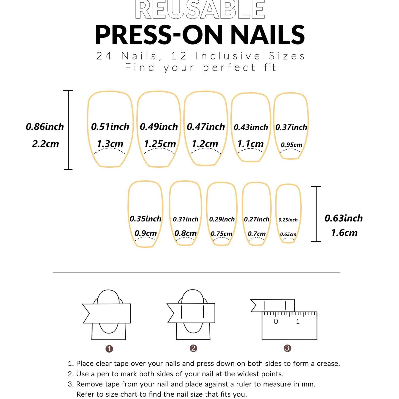 24PCS Halloween Fake Nails Black Water Droplet Shape With Pumpk in Acrylic Nails Press on Nails Gifts For Women And Girls Good Vibrations