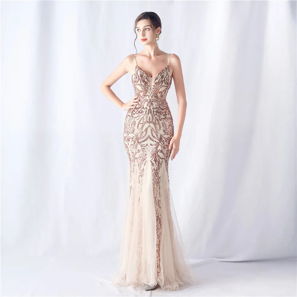 Luxury Prom Dress Women's Elegant Long Dress Party 2024 Graduation Ceremonies Prom Evening Formal Fashion Maxi Dress Wholesale Good Vibrations