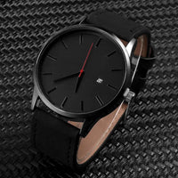 Relogio Masculino Sports Men's Wristwatches Leather Male Clock Minimalistic Watches Famle Quartz Simple Designer Reloj Hombre Good Vibrations