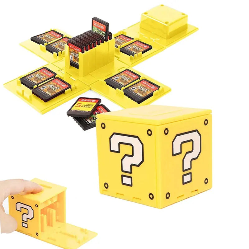 16 in 1 Game Card Case for Switch OLED Storage Box Game Cartridge Case for NS Switch Lite Accessories Good Protection Good Vibrations