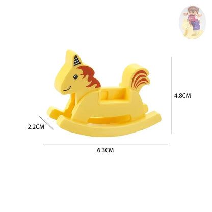 Big Building Blocks Play House Furniture Accessories Indoor Utensil Bed Compatible Large Bricks Assemble Toys Children Kids Gift Good Vibrations