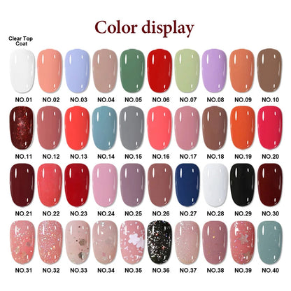 10ml Water-Base Nail Polish 40 Colors Air Dry Peel Off Nail Art For Manicure DIY Long Lasting Nail Supplies Painting Varnish Good Vibrations