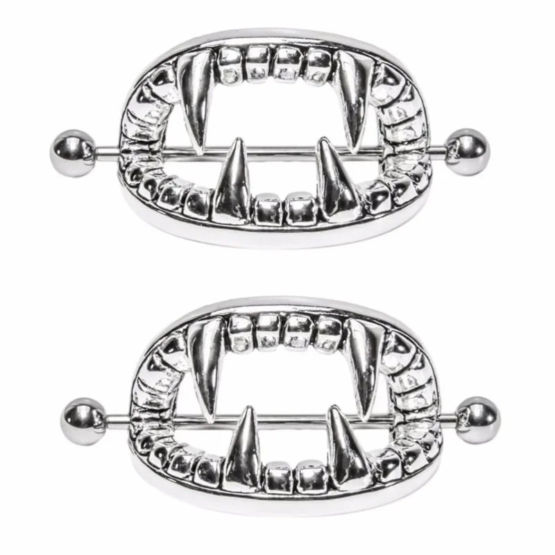 Straight Rod Snake Wing Nipple rings Breast Ring Heart Shaped Adjustable Nipple Piercing Human Jewelry Good Vibrations