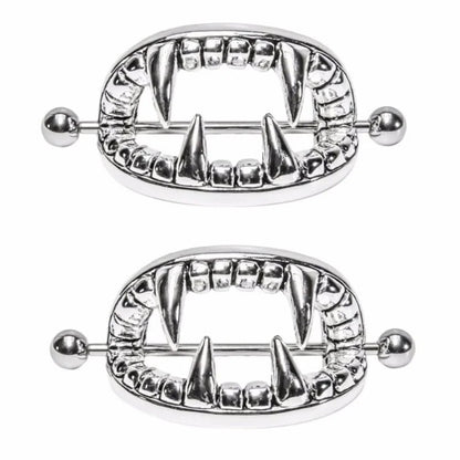 Straight Rod Snake Wing Nipple rings Breast Ring Heart Shaped Adjustable Nipple Piercing Human Jewelry Good Vibrations