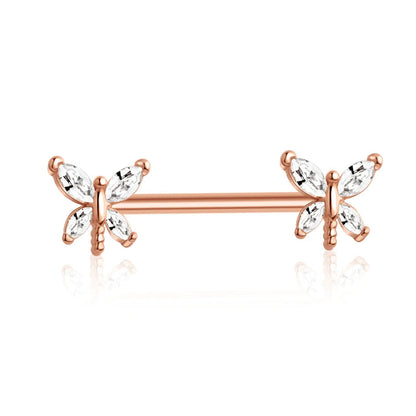 1 Pair Heart Barbell Nipple Ring Piercing Helix Piercing Sexy Nipple Jewelry High Quality Zircon Nipple Rings For Women Oreja Good Vibrations