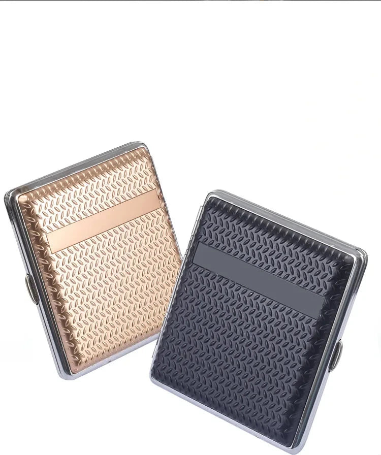 Fashion Cigarette Case 20pcs Metal Cigarette Holder Coarse Pack Anti-pressure Moisture-proof Portable Cigarette Case Good Vibrations Adult Super Store
