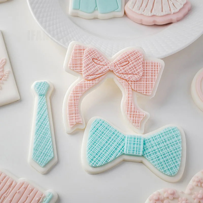 Western Style Wedding Sugar Cookies Mold Valentine's Day Engagement Dessert Table Decoration Cake Molds DIY Baking Cookie Tools - Good Vibrations