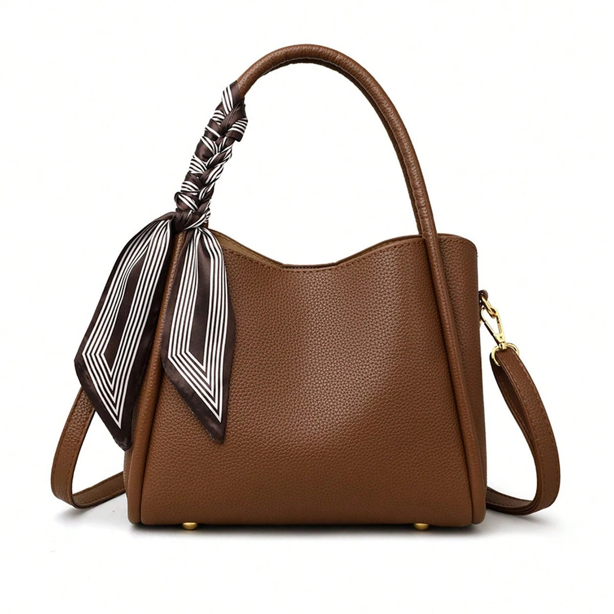 New autumn and winter fashion all-match retro style handbag solid color adjustable shoulder strap shoulder messenger bag Good Vibrations