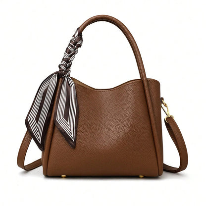 New autumn and winter fashion all-match retro style handbag solid color adjustable shoulder strap shoulder messenger bag Good Vibrations