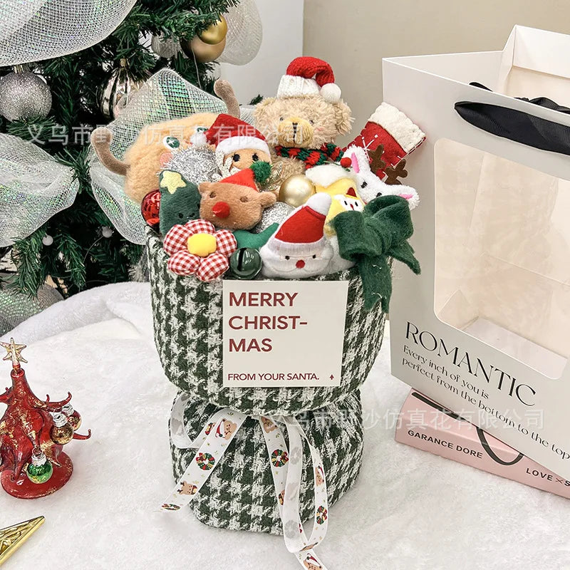 Christmas gift, finished teddy bear bouquet, birthday gift, gift for teacher, girlfriend, best friend, bouquet, souvenir Good Vibrations