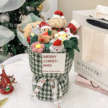 Christmas gift, finished teddy bear bouquet, birthday gift, gift for teacher, girlfriend, best friend, bouquet, souvenir Good Vibrations