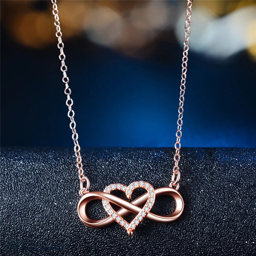 925 Sterling Silver AAA Zircon Necklace Chain High Quality Fashion Jewelry For Women Men Wedding Birthday Party Gift Good Vibrations