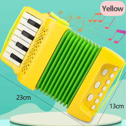 Toddler Accordion Toy - Musical Instrument for Kids, Early Music Exploration Gift for Boys & Girls 3 Years Good Vibrations