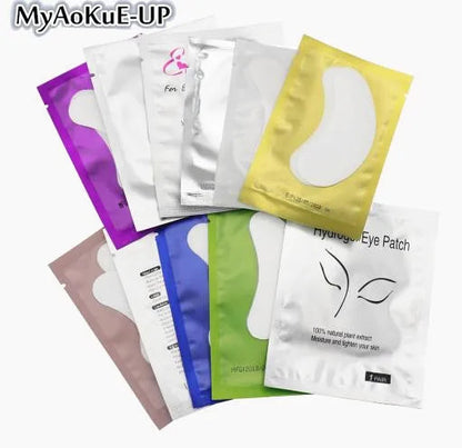 High Quality 50pairs Women Lint Free Under Eyes Pads Patches Eyelash Extension Tips Sticker Wraps Make Up Tool Eyelashes Patches Good Vibrations