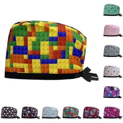 Wholesale Prices Anesthetist Clinical Hats Men's Pet Hospital Surgical Cap Nurse Surgical Cap Doctor Dentist Pharmacy Scrubs Hat