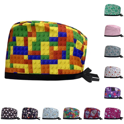 Wholesale Prices Anesthetist Clinical Hats Men's Pet Hospital Surgical Cap Nurse Surgical Cap Doctor Dentist Pharmacy Scrubs Hat Good Vibrations