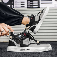 Fashion Trend Running Sneakers for Men Comfort Hard-wearing Athletic Shoes Outdoor Lace-up Tenis Masculino Summer Breathable Good Vibrations