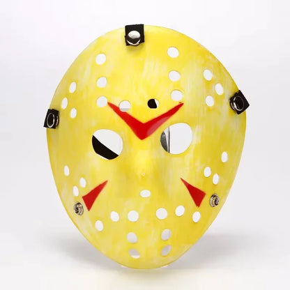 Halloween Gift Movie Hockey Mask Scary Mask Halloween Party Cosplay Masks For Adult Men Popular Halloween Mask Holiday Supplies Good Vibrations