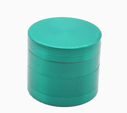 40mm 4-layer green metal tobacco grinder made of zinc alloy.