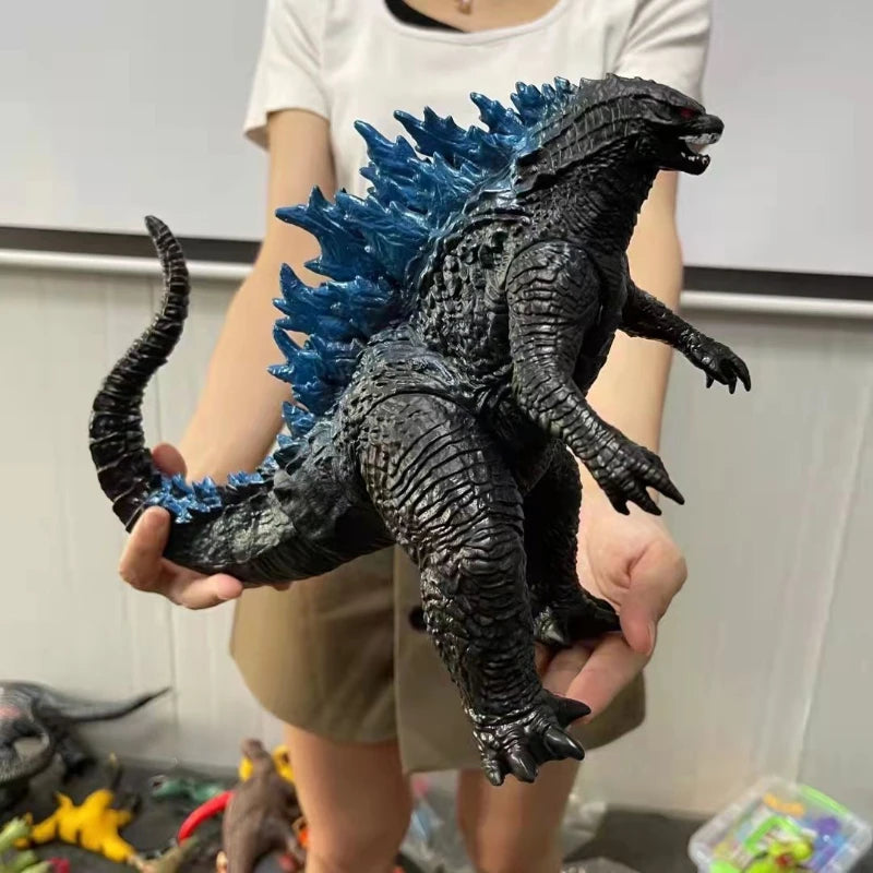 24cm Godzilla King of Monsters Runaway Mechanical Red lotus Planet Godzilla Action Figure Collection Model Toy Kid Birthday Gift Good Vibrations
