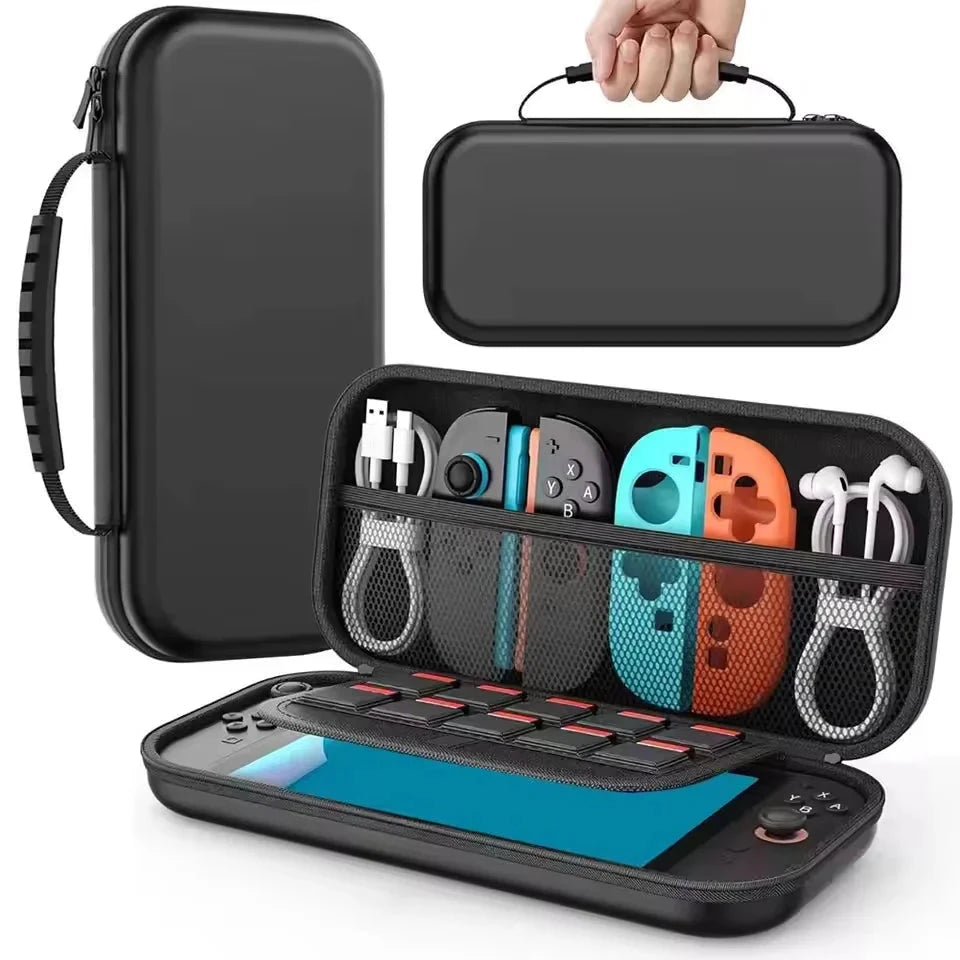Portable EVA Hard Shell Protective Case For Switch 2 Shockproof Waterproof Accessories Storage Bag With Game Card Slot Good Vibrations