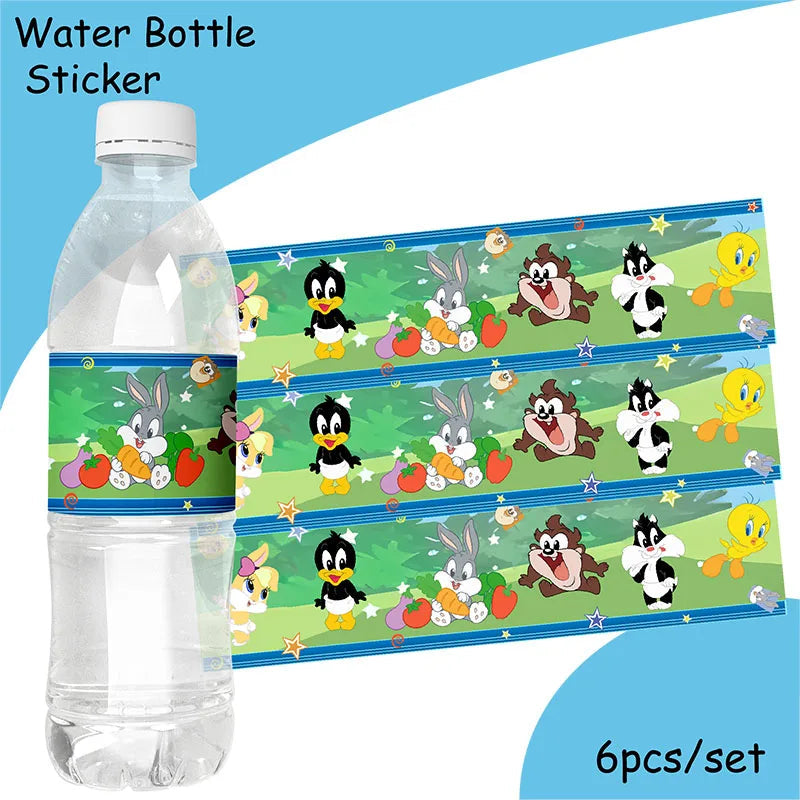 Disney Theme Birthday Party banner Decorations Paper Cup Plate Straw Baby Shower Kids Birthday Party Supplies Good Vibrations