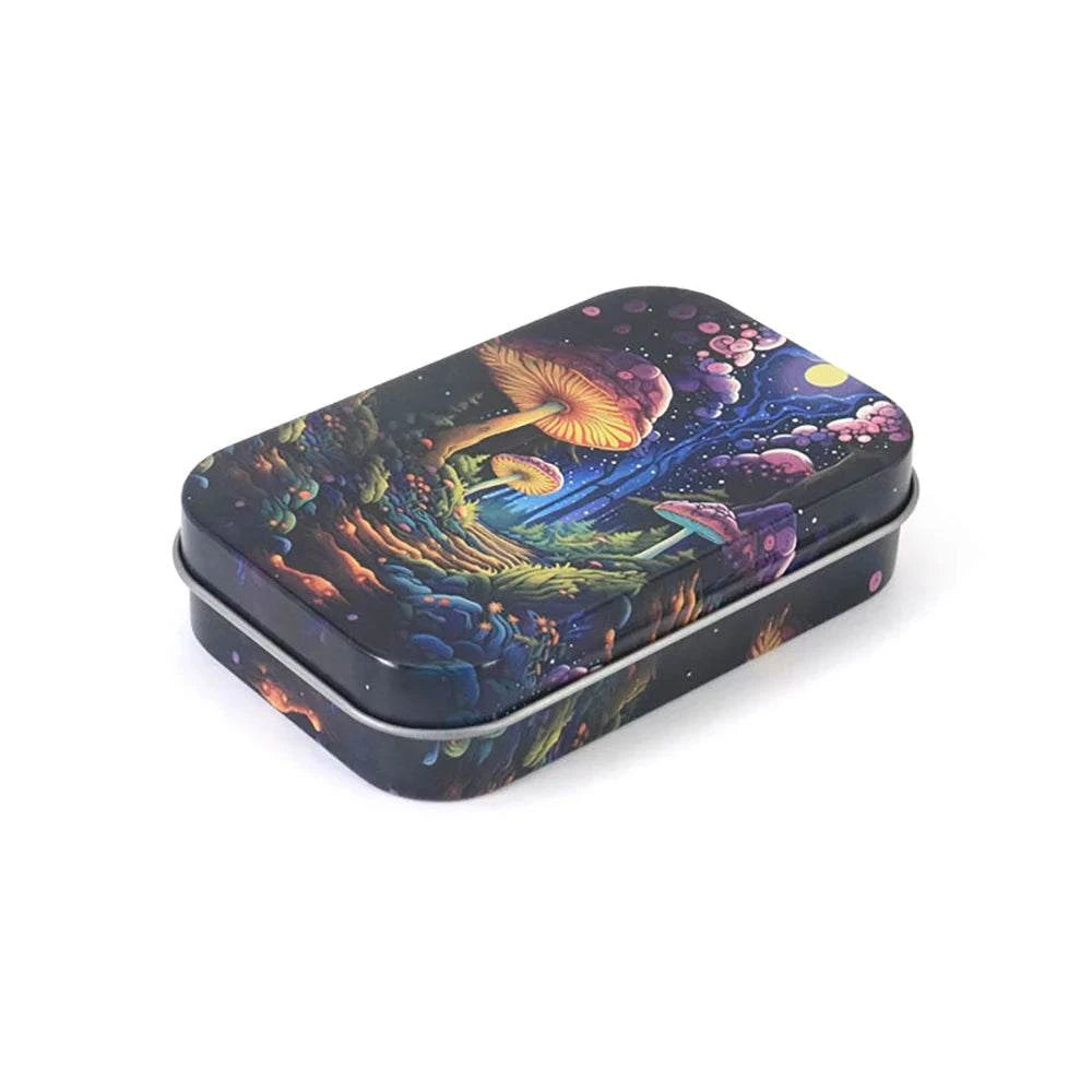 Tinplate Cigarette Case Tobacco Storage Box Humidor Rolling Paper Box Jewelry Candy Coin Key Organizer Flip Gifts Sealed Good Vibrations Adult Super Store