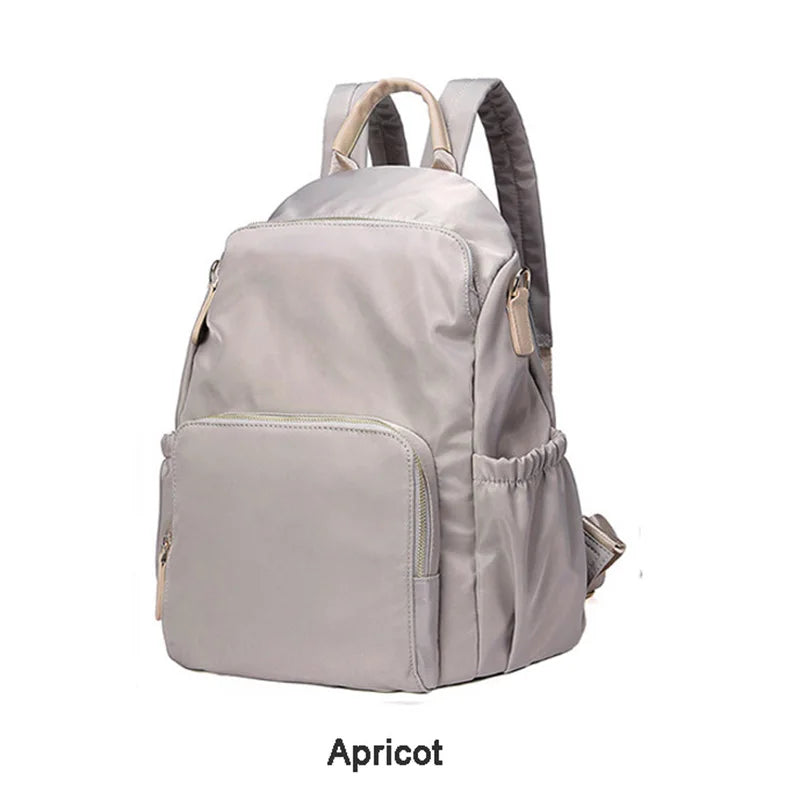 Women Backpack Fashion All-match Oxford Cloth Lady Business Travel Leisure Canvas Bag Girl Large-capacity Anti-theft Schoolbag Good Vibrations