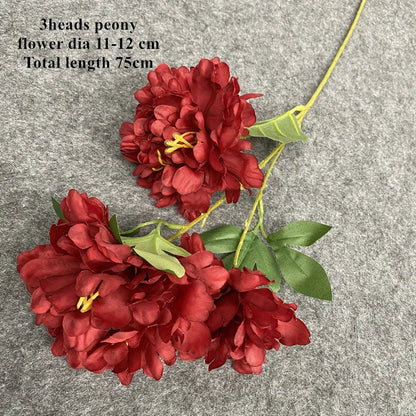 Wedding Decor Rose red wine red artificial rose flower row road guide Hydrangea flower silk flower dropshipping Good Vibrations